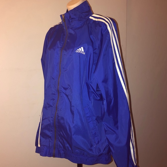 adidas jacket royal blue
